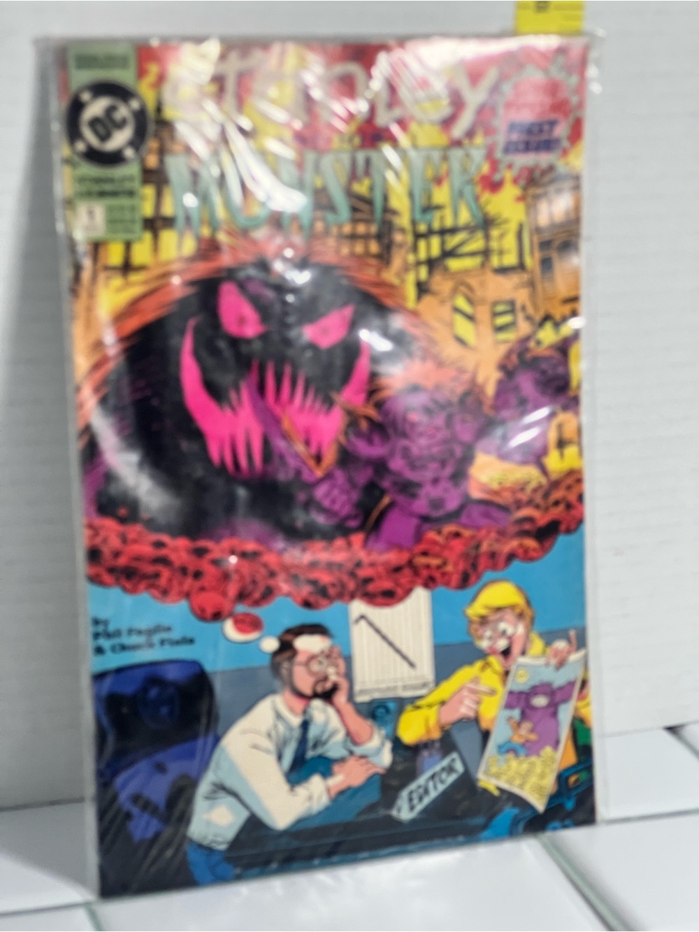 DC Stanley and His Monster Comic Book — Pink, Black & Yellow Cover